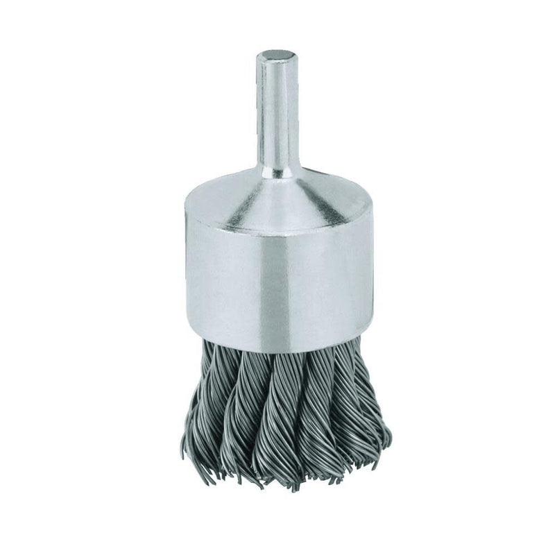DeWalt DW4902 1 KNOT END BRUSH/CARB STL 1/4 STEM