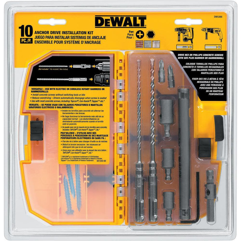 DeWalt DW5366 ULTRACON PLUS INSTALLATION KIT