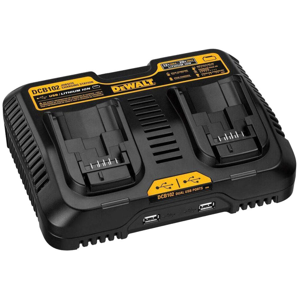DeWalt DCB102 12-20V MAX DUAL PORT FAST CHARGER