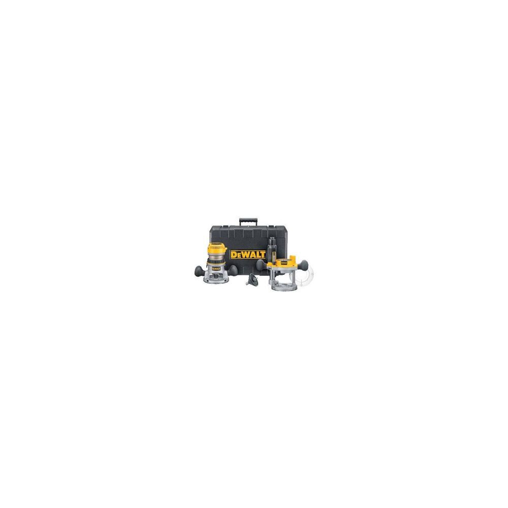 DeWalt DW618PK 2-1/4 HP VS FIXED & PLUNGE BASE ROUTER K