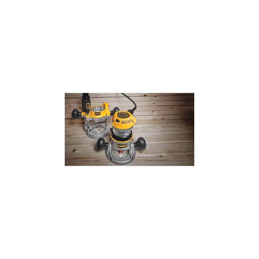 DeWalt DW618PK 2-1/4 HP VS FIXED & PLUNGE BASE ROUTER K