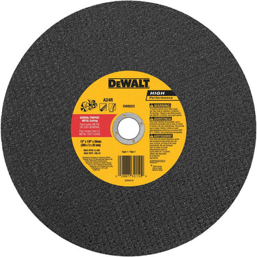 DeWalt DW8023 12X1/8X20MM METAL PORT SAW CUT-OFF WHL