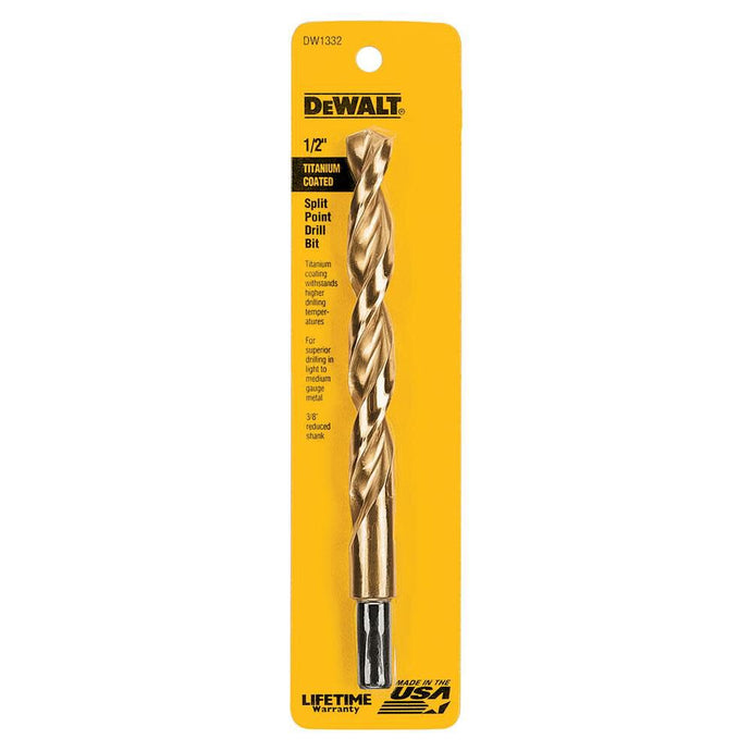 DeWalt DW1332 1/2IN TITANIUM SPEED TIP DRILL BIT