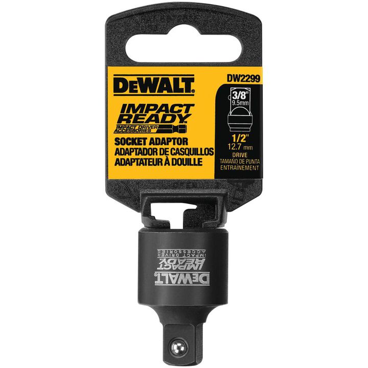 DeWalt DW2299 ADAPTOR 1/2IN SQ ANVIL TO 3/8IN SQ ANVIL