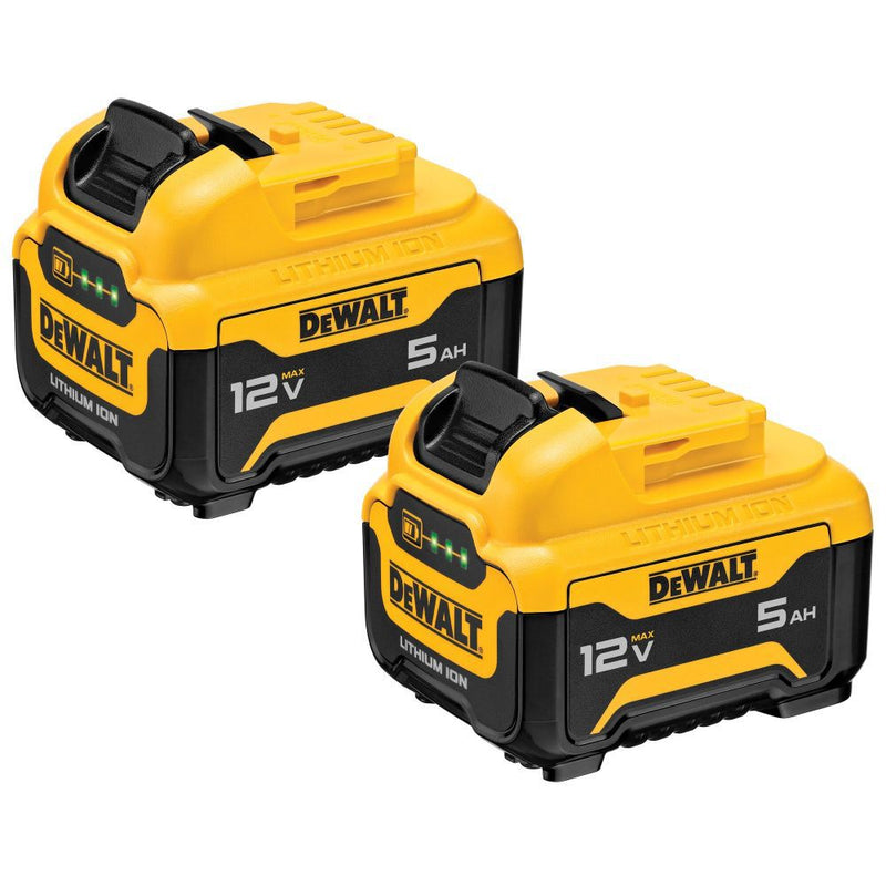 DeWalt DCB126-2 12V MAX 5Ah LI-ION BATTERY 2-PACK