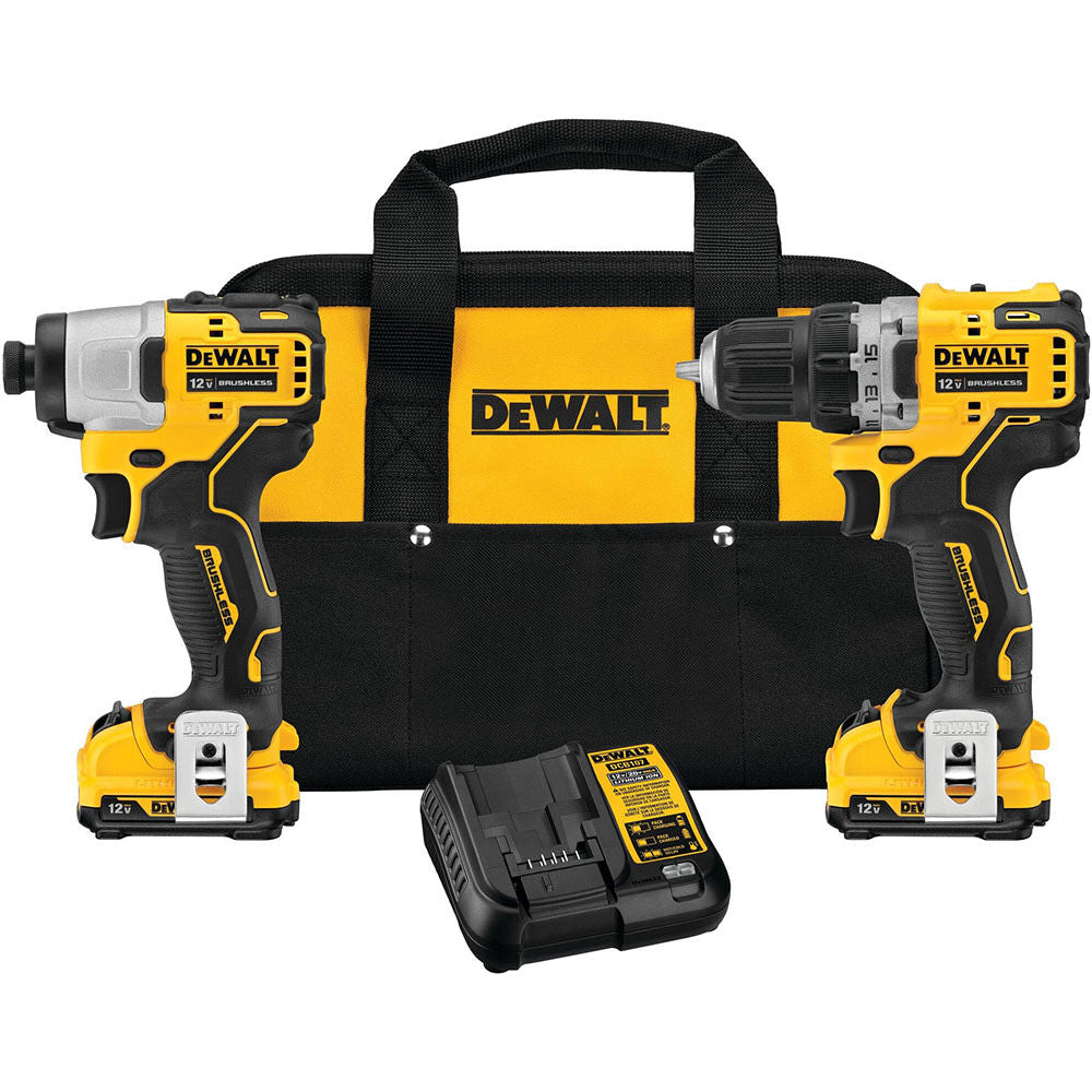 DeWalt DCK221F2 12V MAX XR DRILL/IMPACT DRIVER COMBO KIT