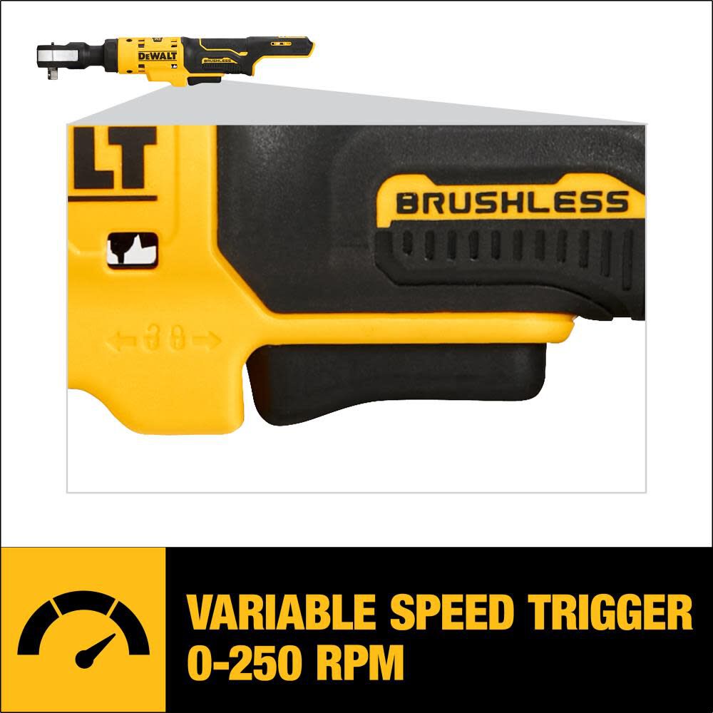 DeWalt DCF503B 12V 3/8IN BL COMPACT RATCHET BARE