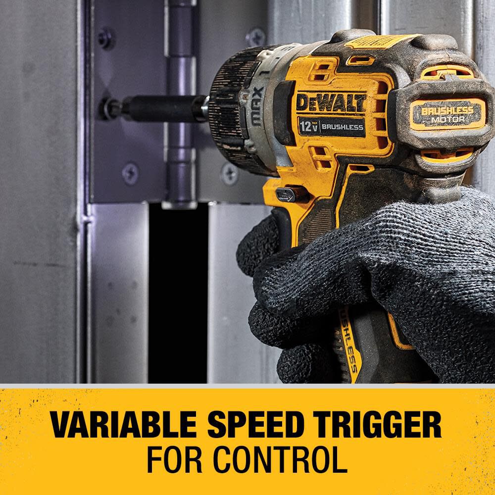 DeWalt DCF601F2 12V MAX BRUSHLESS SCREWDRIVER KIT