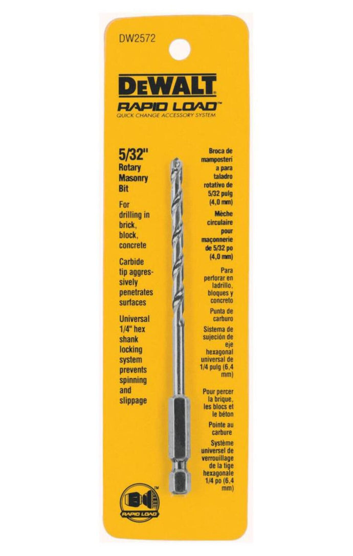 DeWalt DW2574 1/4IN MASONRY BIT