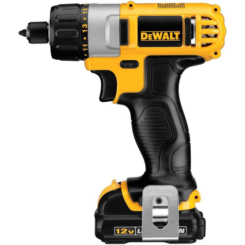 DeWalt DCF610S2 12V MAX LITHIUM ION SCREWDRIVER KIT