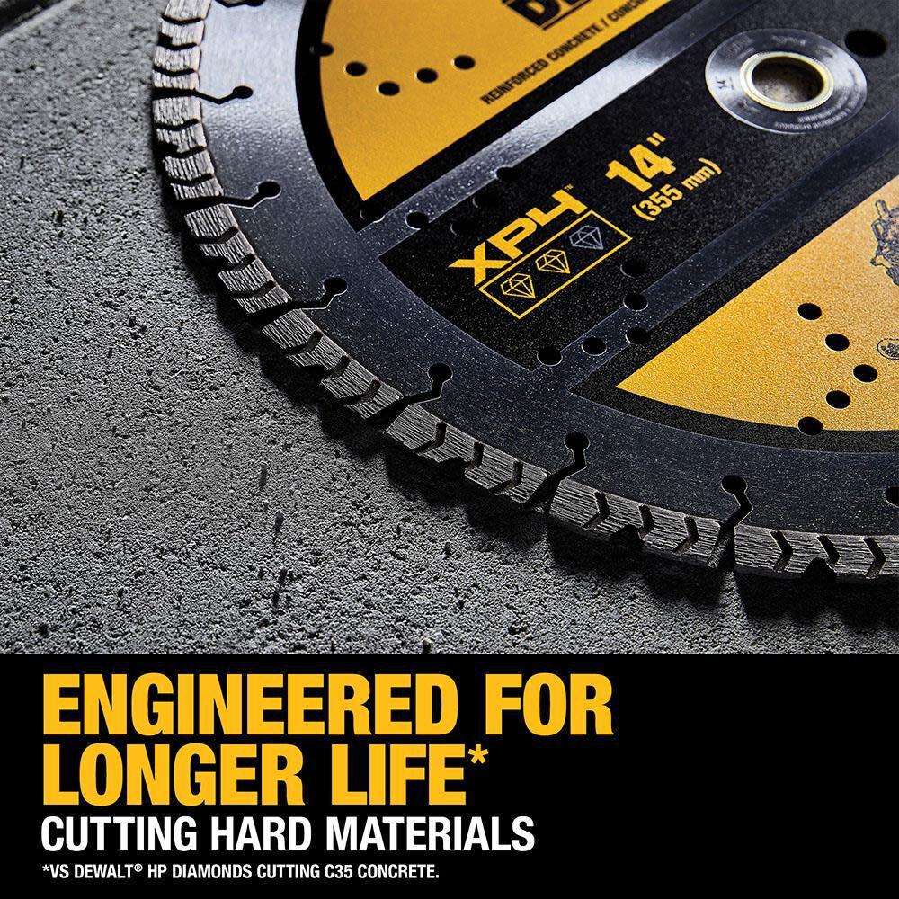 DeWalt DW47434 14IN SEGMENTED XP4 REINFORCED CONCRETE