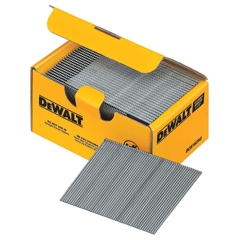 DeWalt DCA16250 2-1/2IN ANGLED FINISH NAILS - 2500 PK