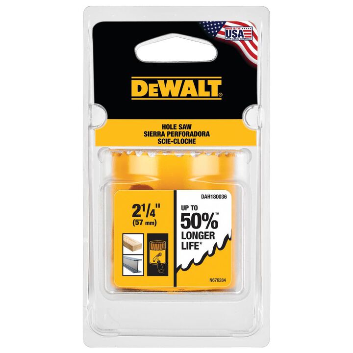 DeWalt DAH180036 2-1/4 (57MM) HOLESAW