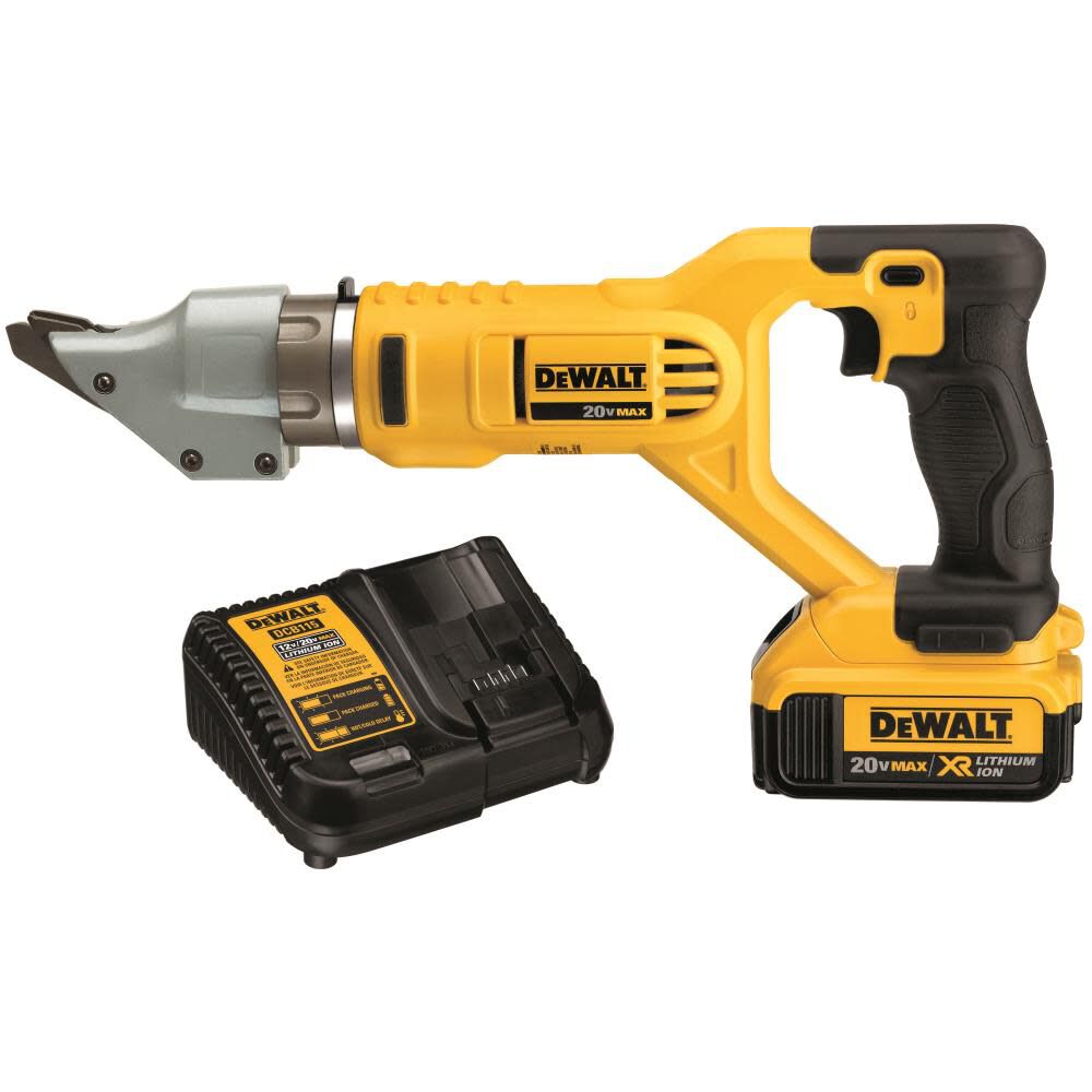 DeWalt DCS494M2 20V MAX 14G SWIVEL HEAD SHEAR KIT