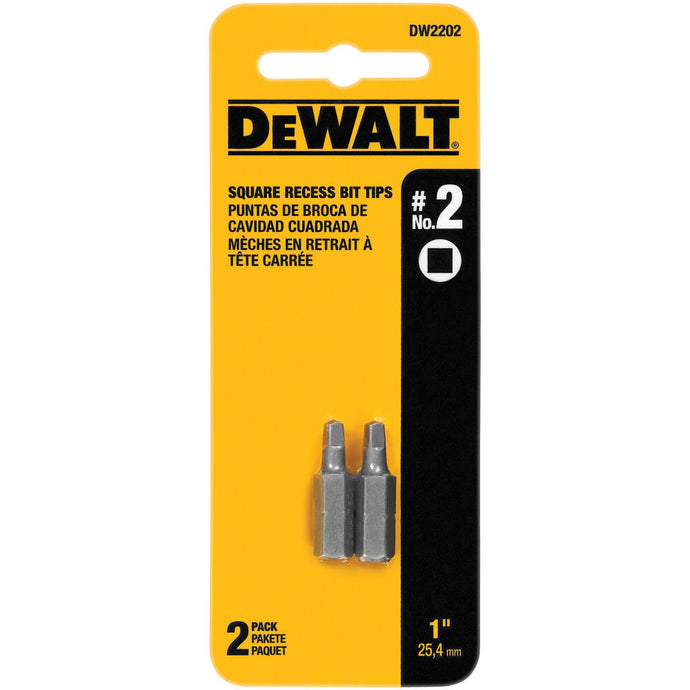 DeWalt DW2202 #2 SQUARE RECESS BIT TIP