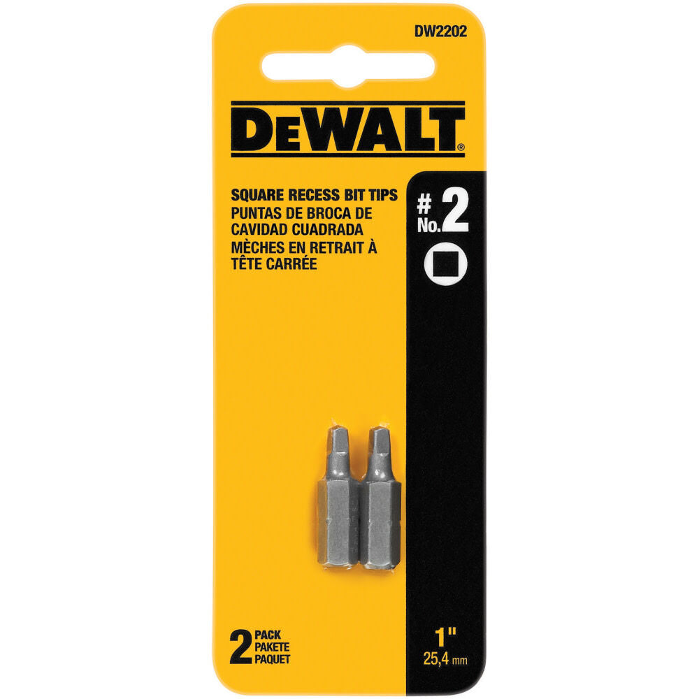 DeWalt DW2202 #2 SQUARE RECESS BIT TIP