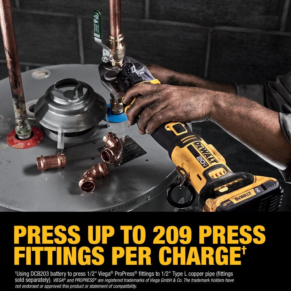 DeWalt DCE210D2K 20V COMPACT PRESS TOOL W/ JAWS