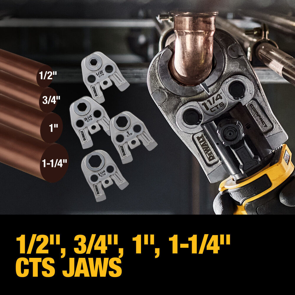 DeWalt DCE210D2K 20V COMPACT PRESS TOOL W/ JAWS