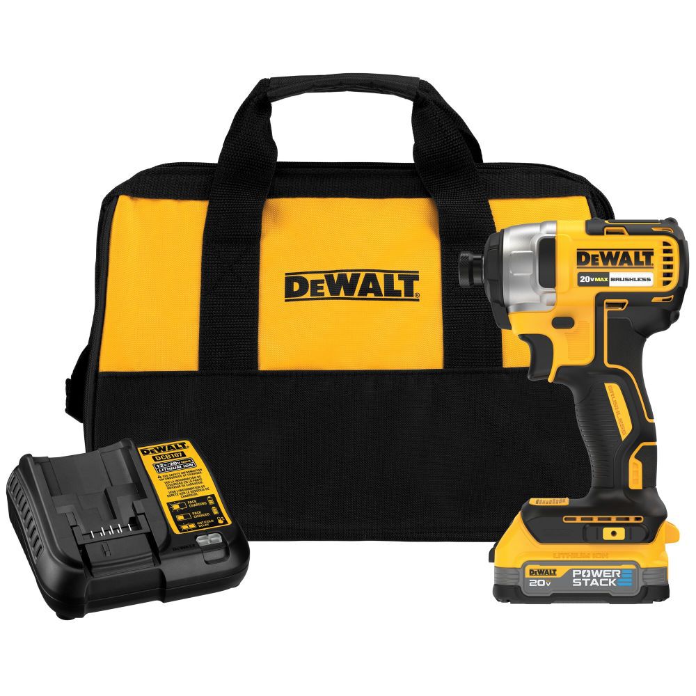 DeWalt DCF787E1 20V MAX 1/4IN BRUSHLESS IMPACT DRIVER KI