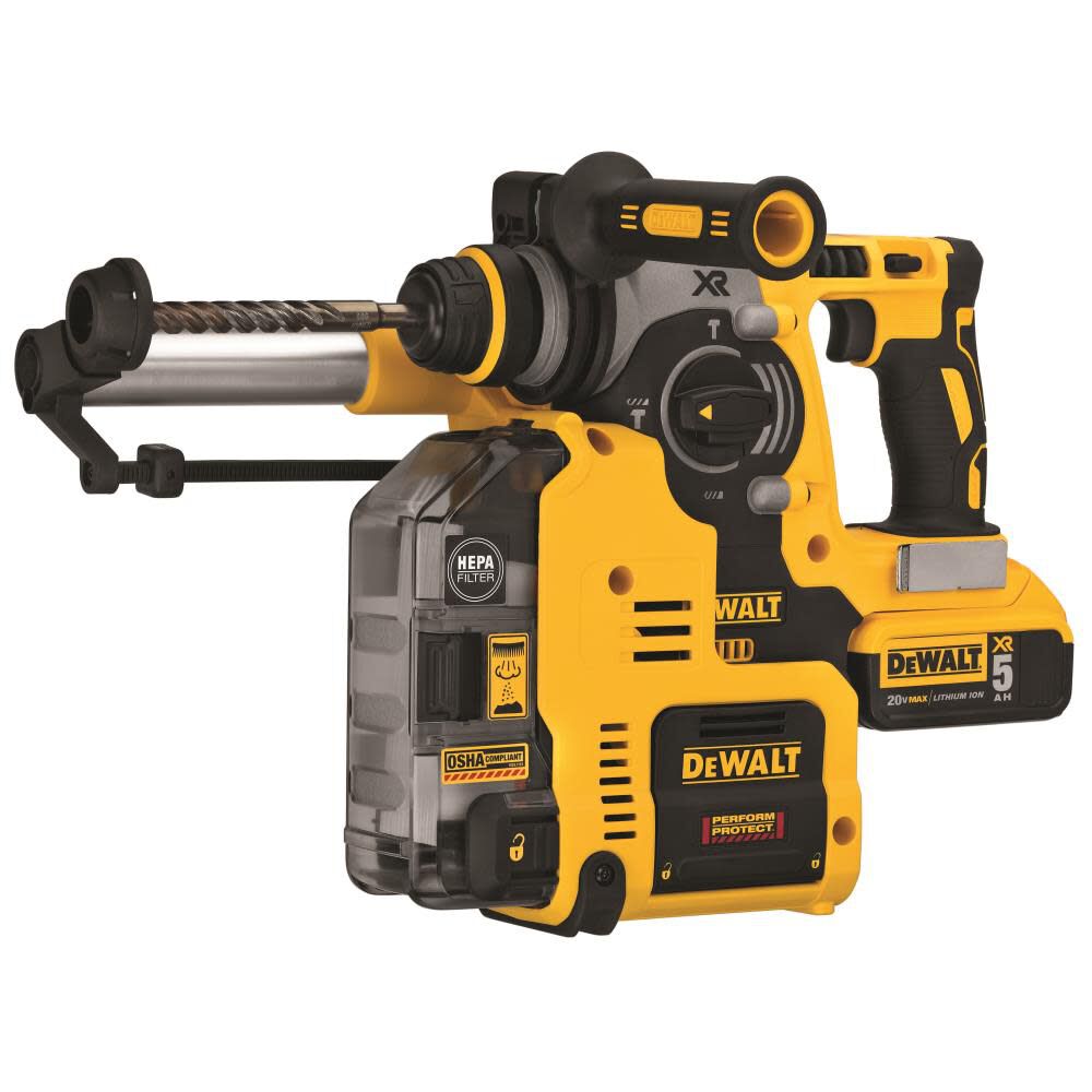 DeWalt DCH273P2DHO 1IN SDS HAMMER KIT W/DUST COLLECTION