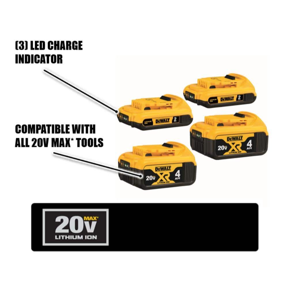 DeWalt DCB324-4 20V MAX LITHIUM ION BATTERY 4-PACK