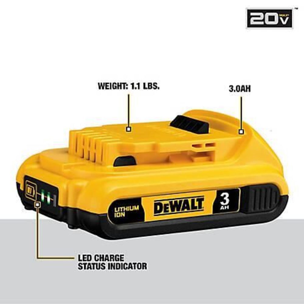 DeWalt DCB230 20V MAX LI-ION BATTERY 3.0AH