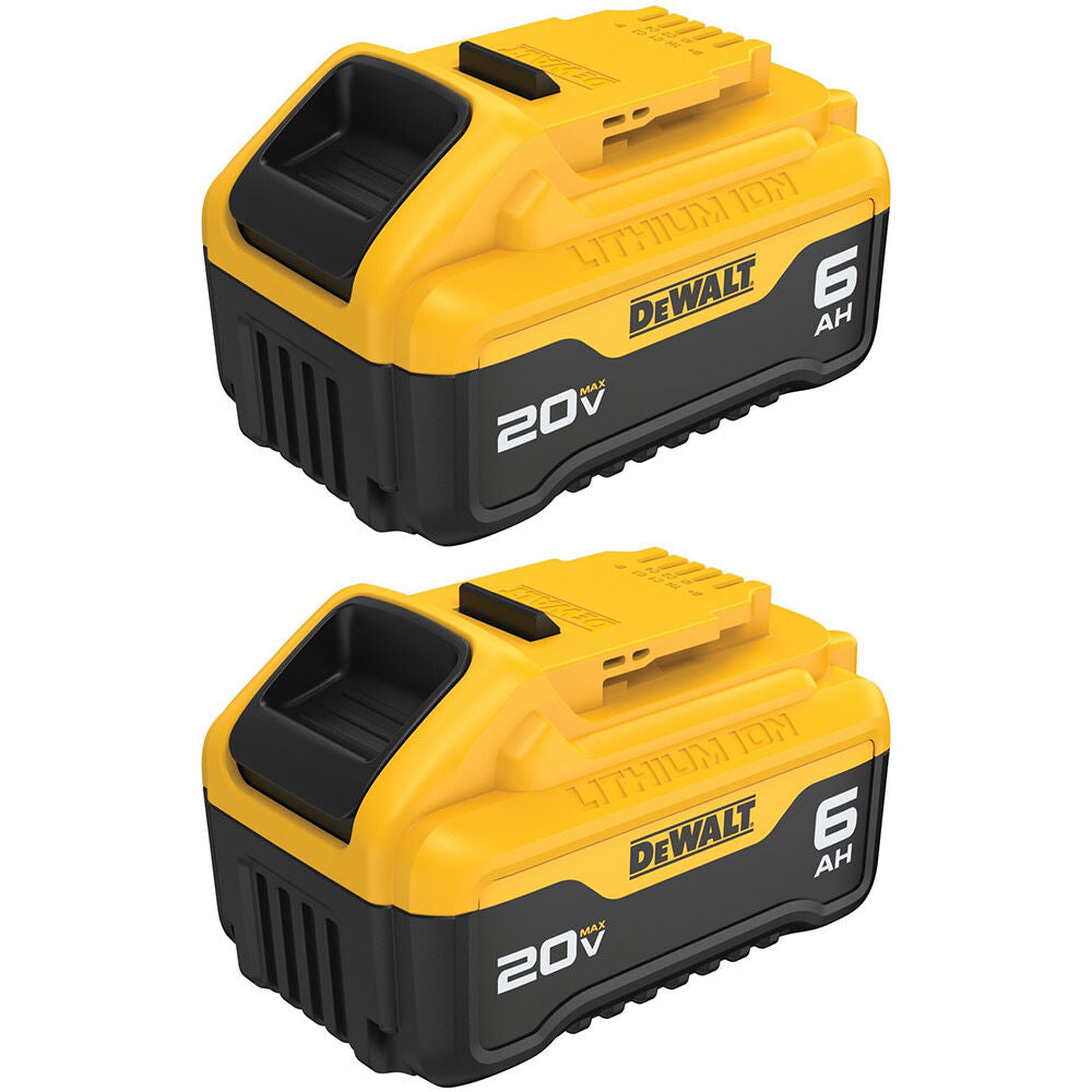 DeWalt DCB206-2 20V MAX 6.0 AH LI-ION BATTERY 2PK