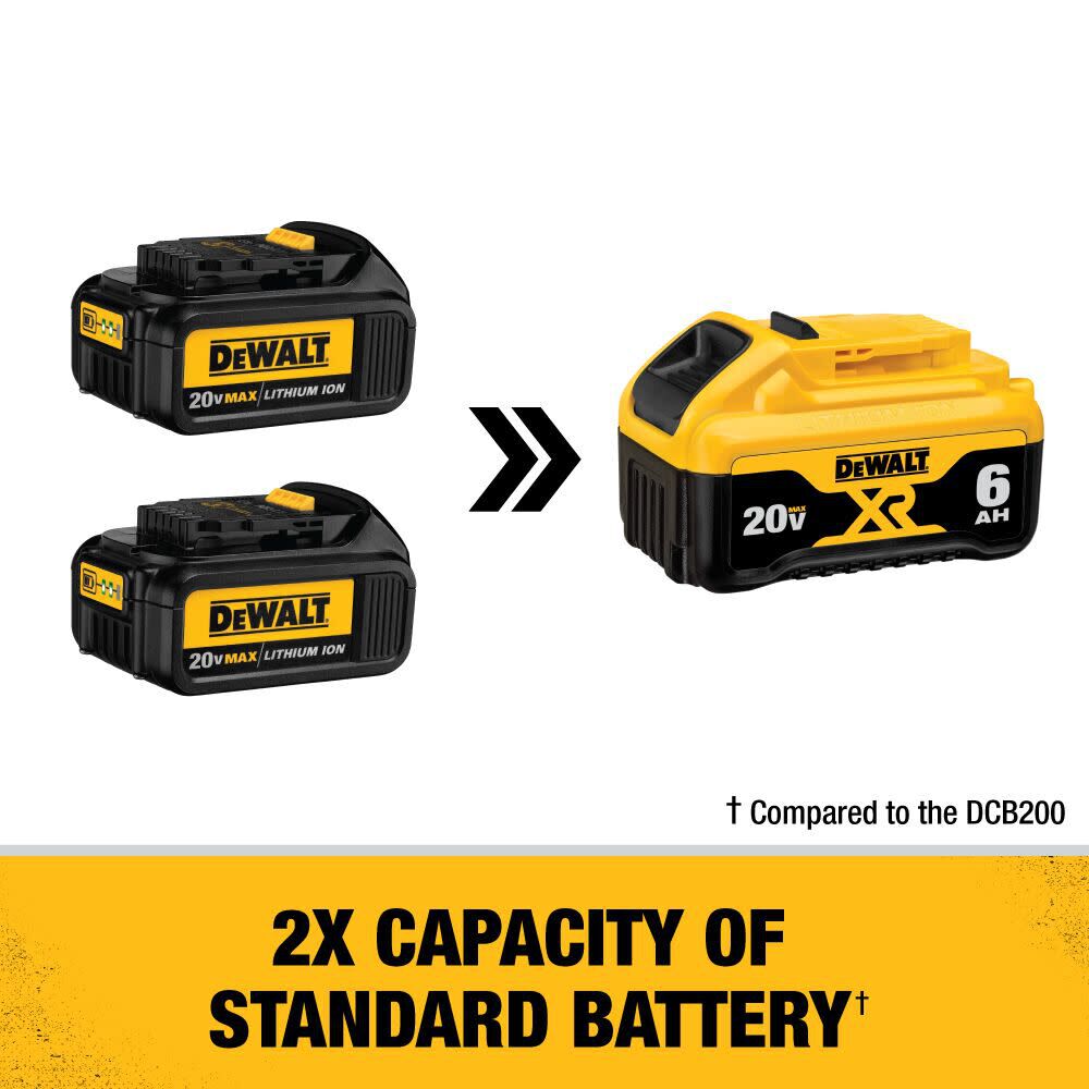 DeWalt DCB206 20V MAX LI-ION 6.0AH BATTERY PACK