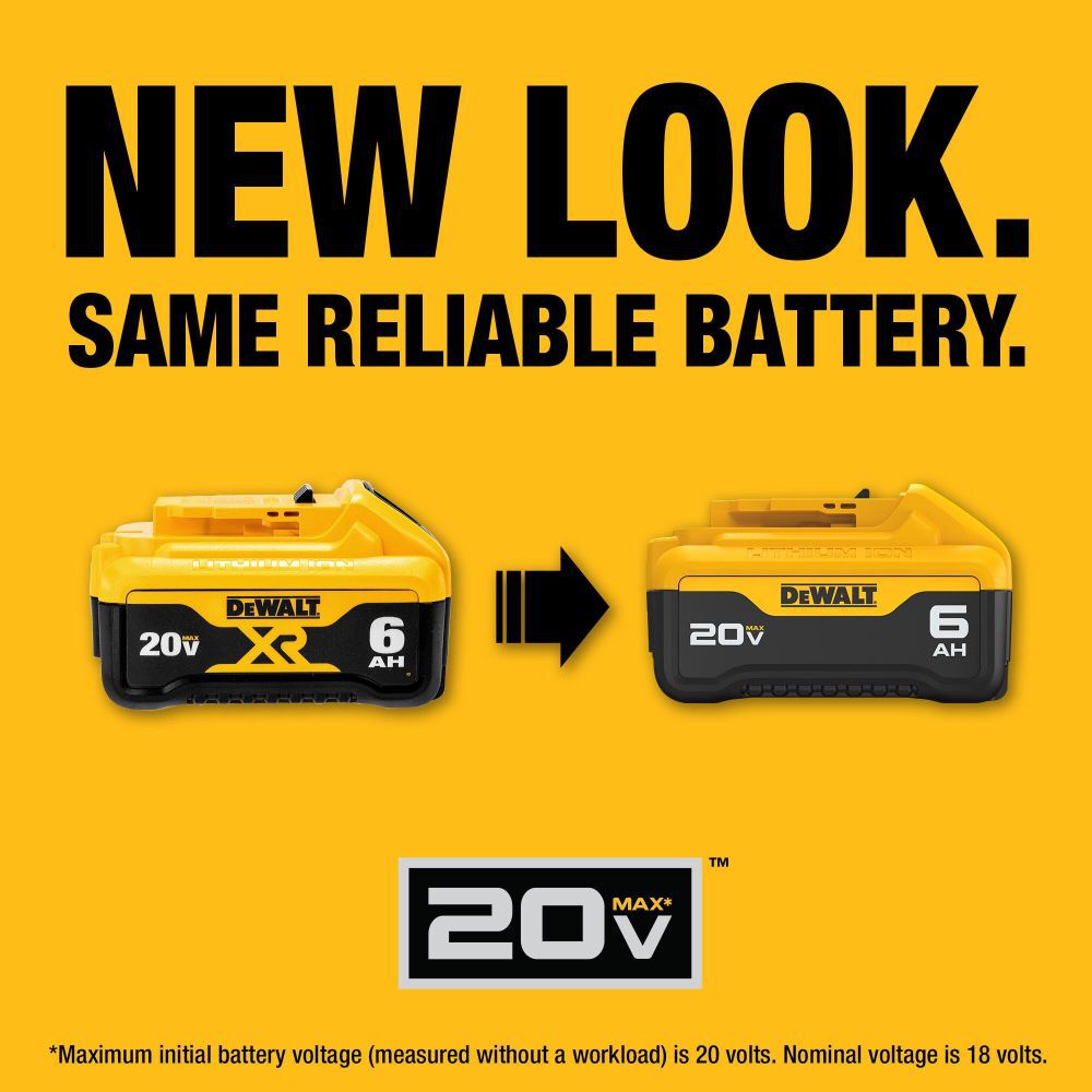DeWalt DCB206 20V MAX LI-ION 6.0AH BATTERY PACK