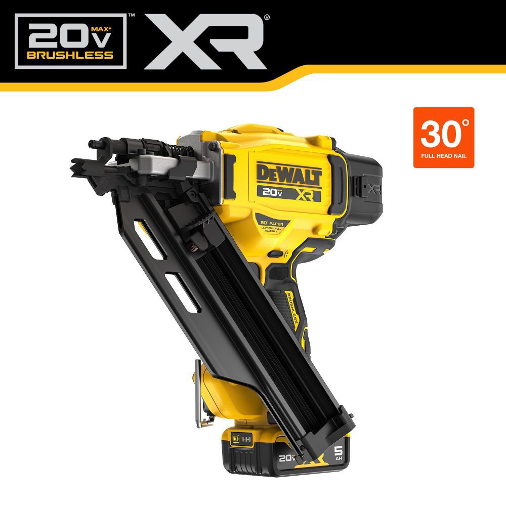 DeWalt DCN930P1 20V 30DEG FRAMING NAILER KIT