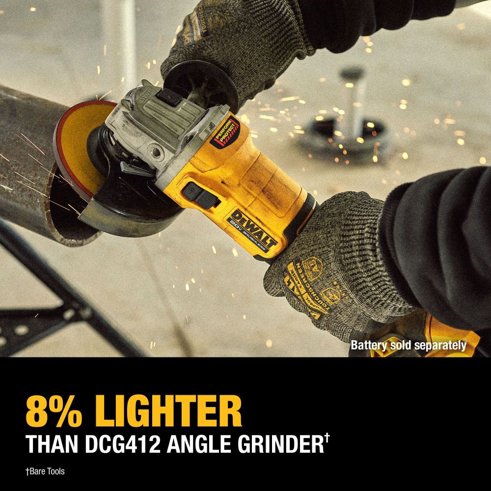 DeWalt DCG407P1 20V BL 4.5 IN ANGLE GRINDER - 5AH KIT