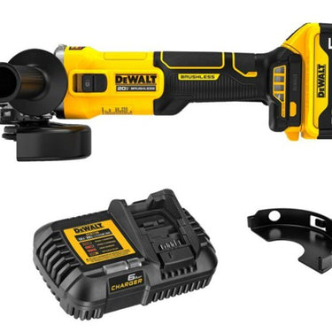 DeWalt DCG407P1 20V BL 4.5 IN ANGLE GRINDER - 5AH KIT