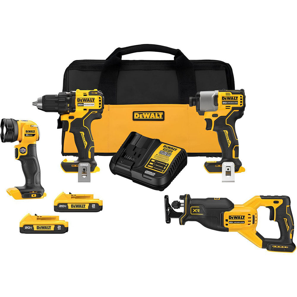 DeWalt DCK427D2 20V MAX BRUSHLESS 4-TOOL COMBO KIT