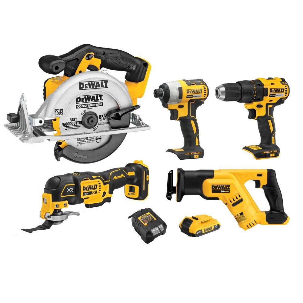 DeWalt DCK540D1 20V MAX 5-TOOL COMBO KIT