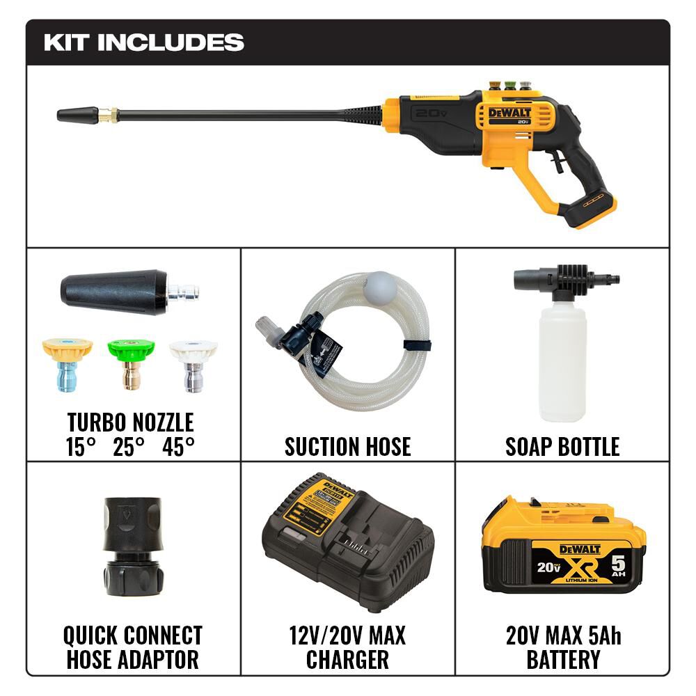 DeWalt DCPW550P1 DEWALT 20V POWER CLEANER