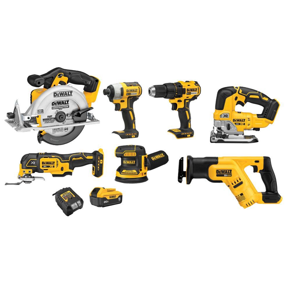 DeWalt DCK751P1 DEWALT 7 TOOL COMBO KIT