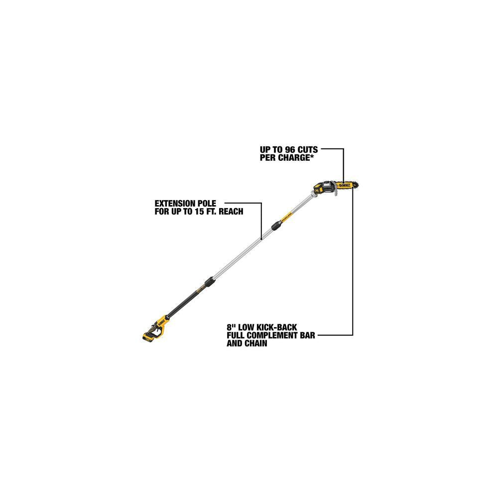 DeWalt DCPS620M1 DEWALT 20V POLE SAW W/4Ah BATTERY