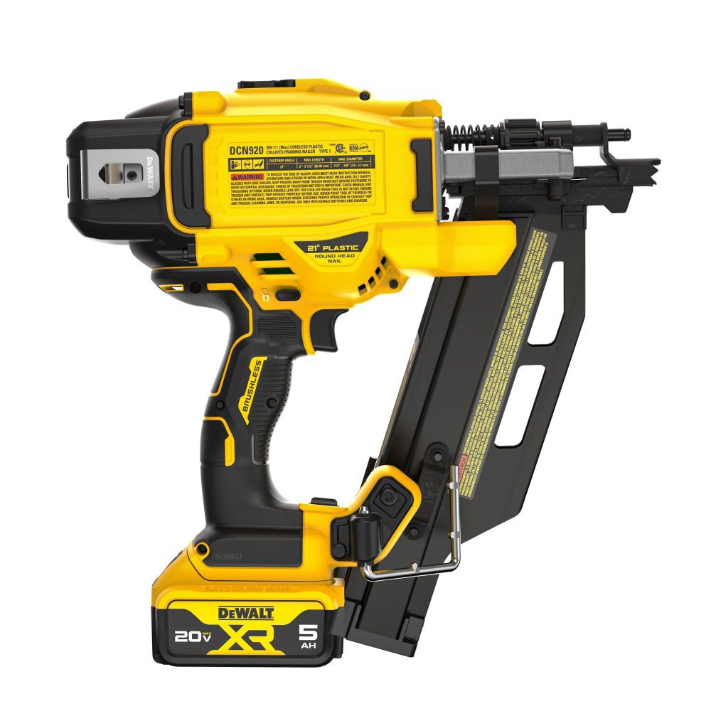 DeWalt DCN920P1 20V 21DEG FRAMING NAILER KIT