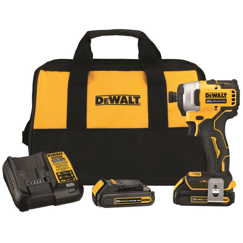 DeWalt DCF809C2 20V MAX COMPACT BRLS IMPACT DRIVER KIT