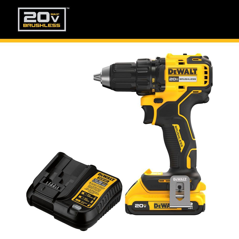 DeWalt DCD793D1 20V BRUSHLESS COMPACT DD - KIT