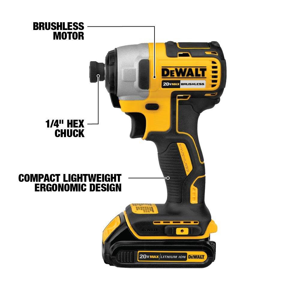 DeWalt DCF787B 20V MAX BRUSHLESS IMPACT DRIVER
