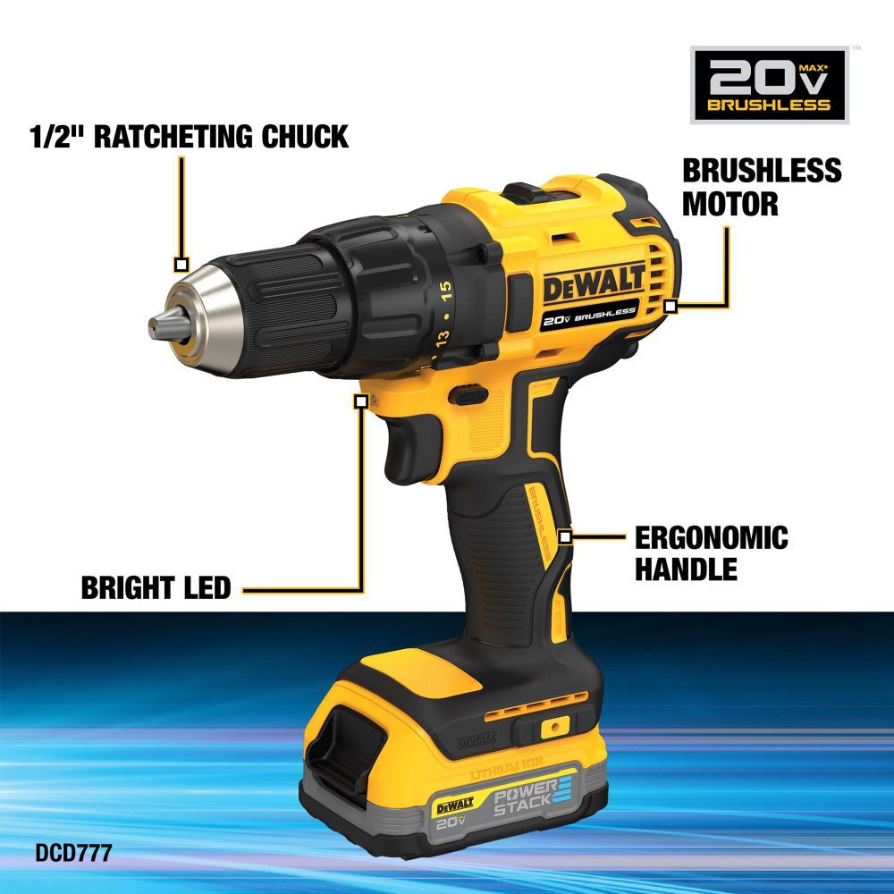 DeWalt DCK239E2 20V MAX BRUSHLESS DRILL/CIRC KIT