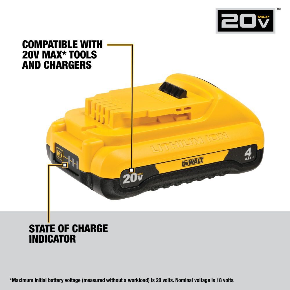 DeWalt DCB240C 20V MAX COMPACT 4AH STARTER KIT