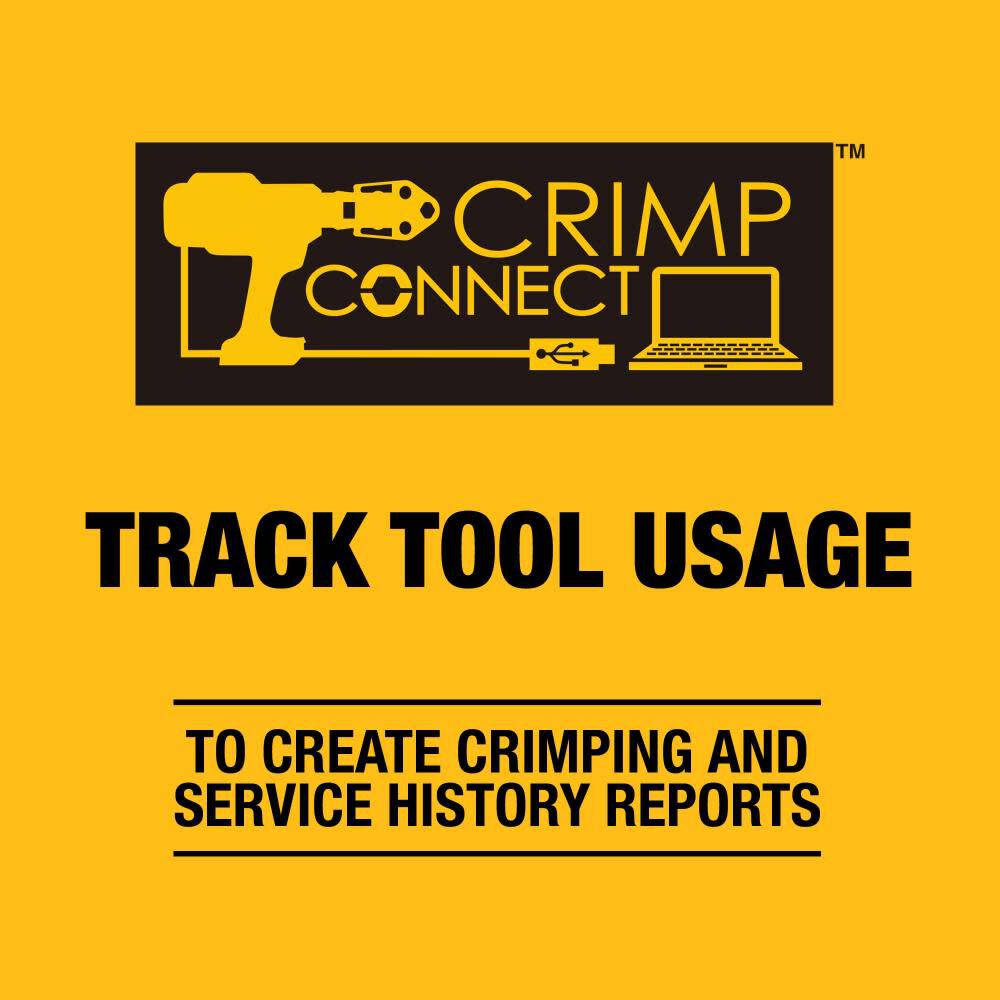 DeWalt DCE300M2 20V MAX DIED CABLE CRIMPING TOOL KIT