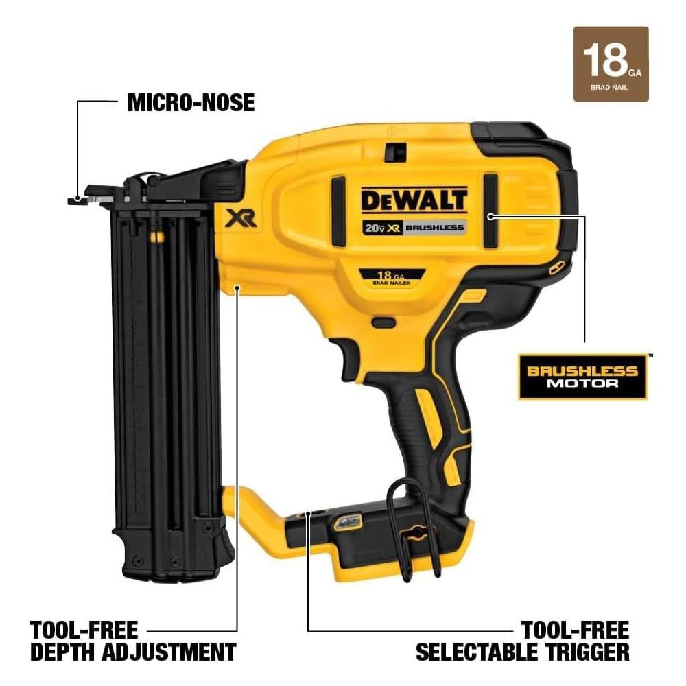 DeWalt DCN680B 20V MAX 18GA BRAD NAILER BARE