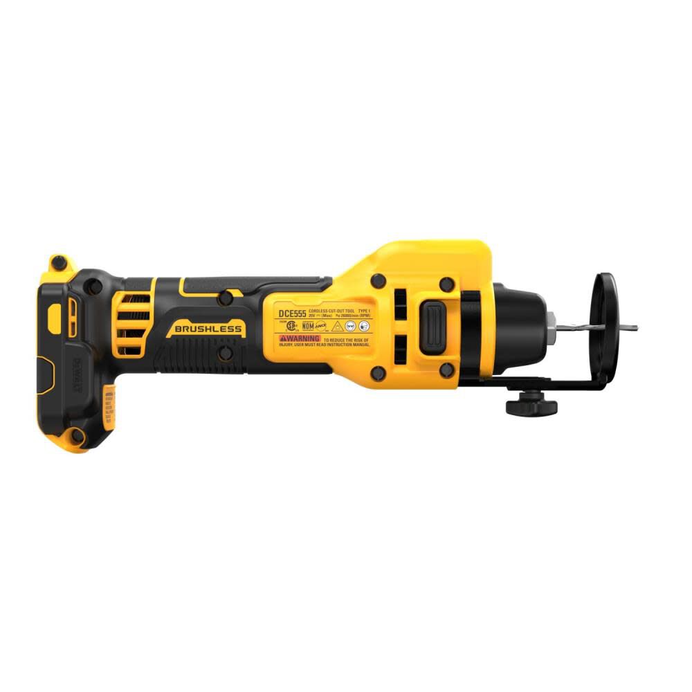 DeWalt DCE555B 20V MAX BL DRYWALL CUT-OUT TOOL (BARE)