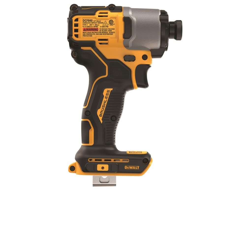 DeWalt DCF840B 20V MAX IMPACT DRIVER BARE