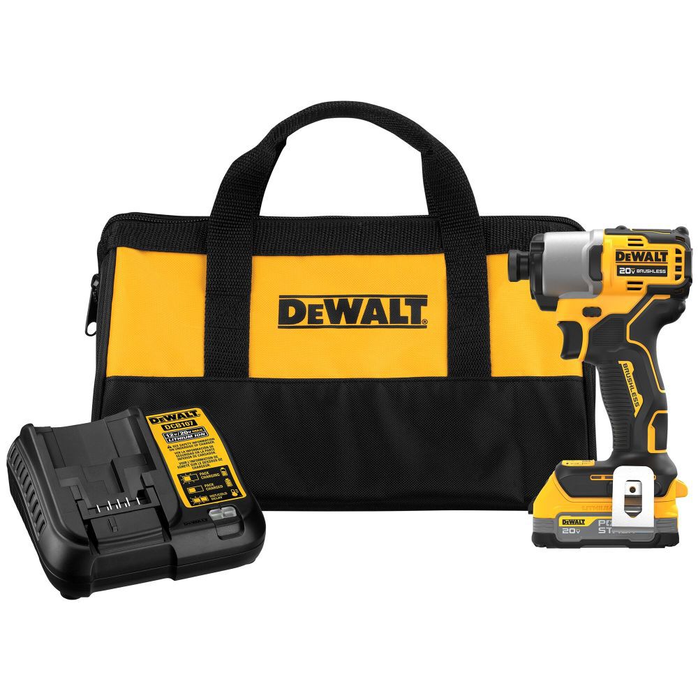 DeWalt DCF840E1 DEWALT 20V BRUSHLESS IMPACT DRIVER KIT