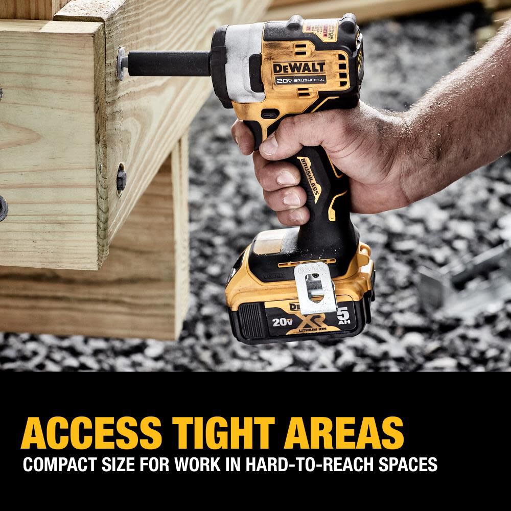 DeWalt DCF913P2 20V 3/8IN CMPCT IMP WRENCH KIT