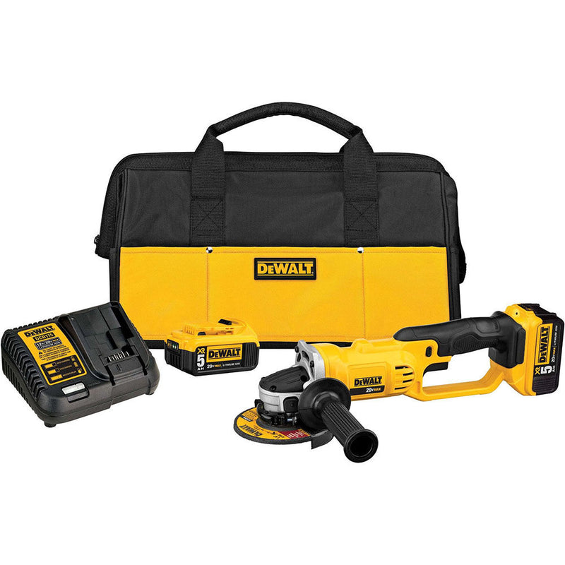 DeWalt DCG412P2 20V MAX GRINDER-CUTOFF TOOL KIT (5.0AH)